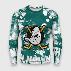 Рашгард мужской Анахайм Дакс Anaheim Ducks, цвет: 3D-принт
