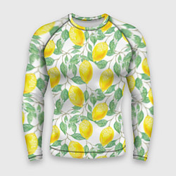 Рашгард мужской Лимоны 3d, цвет: 3D-принт