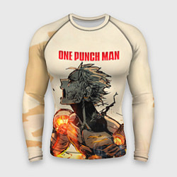 Рашгард мужской Разрушение Геноса One Punch-Man, цвет: 3D-принт