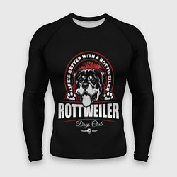 Рашгард мужской Ротвейлер Rottweiler, цвет: 3D-принт