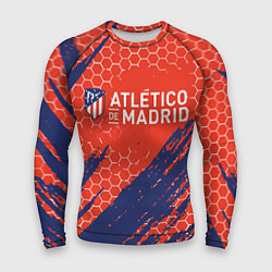Рашгард мужской Atletico Madrid: Football Club, цвет: 3D-принт