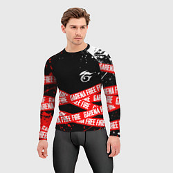 Рашгард мужской GARENA FREE FIRE RED OFF LINE STYLE, цвет: 3D-принт — фото 2