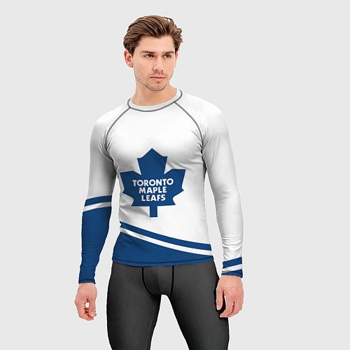 Мужской рашгард Toronto Maple Leafs Торонто Мейпл Лифс / 3D-принт – фото 3