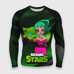 Рашгард мужской LOLA BRAWLSTARS dark green, цвет: 3D-принт