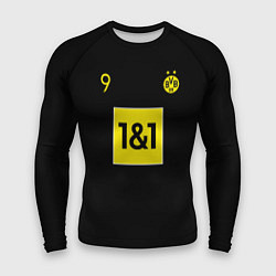 Рашгард мужской Haaland 9 - Borussia Dortmund, цвет: 3D-принт