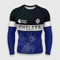 Рашгард мужской FC Chelsea London ФК Челси Лонон, цвет: 3D-принт