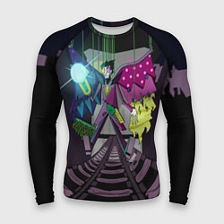 Рашгард мужской Spamton: BIG SHOT ! Deltarune Спамтон, цвет: 3D-принт