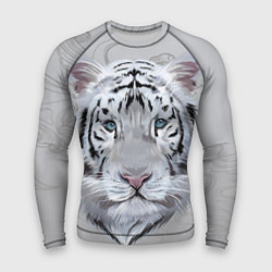 Рашгард мужской Снежный нежный тигр, цвет: 3D-принт