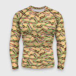 Рашгард мужской Гамбургеры Hamburgers, цвет: 3D-принт