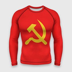 Рашгард мужской Красный Советский союз, цвет: 3D-принт
