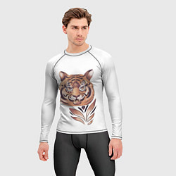 Рашгард мужской Тигр, принт, цвет: 3D-принт — фото 2