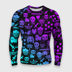 Мужской рашгард UNDERTALE NEON PATTERN УЗОР