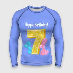 Рашгард мужской Седьмой день рождения, цвет: 3D-принт