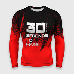 Рашгард мужской 30 Seconds to Mars: Брызги, цвет: 3D-принт