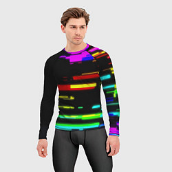 Рашгард мужской Color fashion glitch, цвет: 3D-принт — фото 2