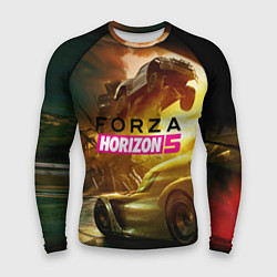 Рашгард мужской Forza Horizon 5 - crazy race, цвет: 3D-принт