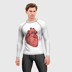 Рашгард мужской Анатомия сердца, цвет: 3D-принт — фото 2