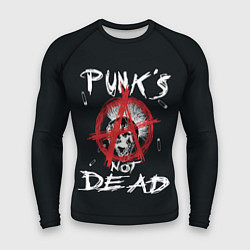 Рашгард мужской Punks Not Dead Анархия, цвет: 3D-принт