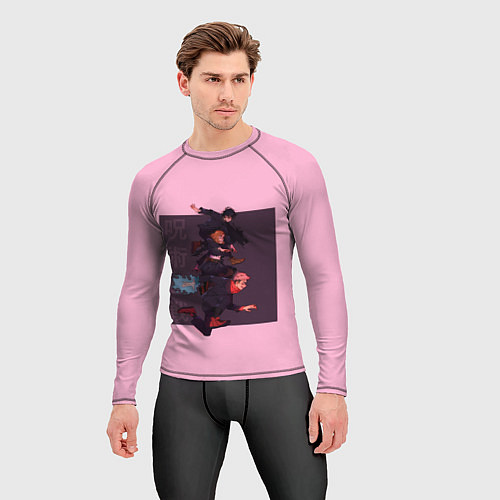 Мужской рашгард Банда первогодок / 3D-принт – фото 3