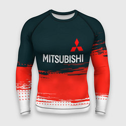 Рашгард мужской Mitsubishi - Auto бренд, цвет: 3D-принт