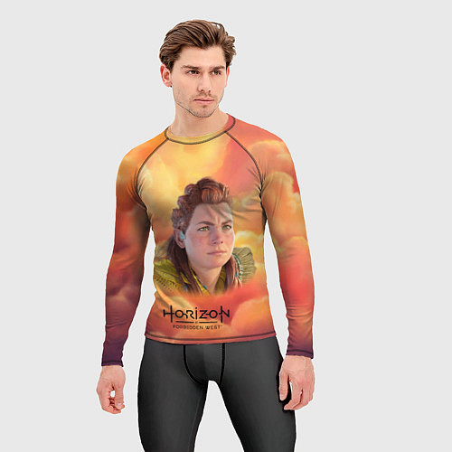 Мужской рашгард Horizon sky / 3D-принт – фото 3
