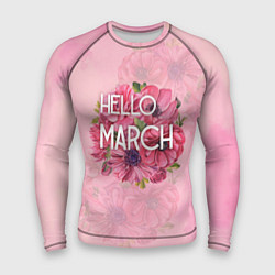 Рашгард мужской Hello march, цвет: 3D-принт