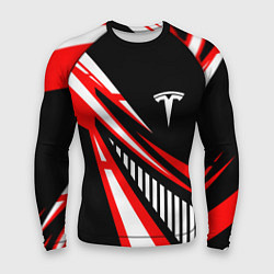Рашгард мужской ТЕСЛА - RED SPORT, цвет: 3D-принт