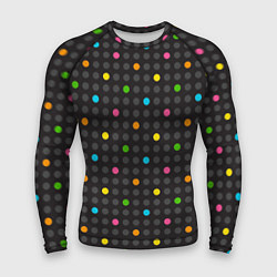 Рашгард мужской Разноцветные точки, цвет: 3D-принт