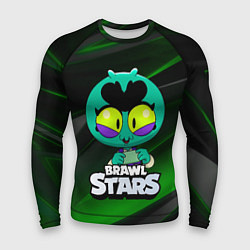 Рашгард мужской Brawl Stars green Eve, цвет: 3D-принт