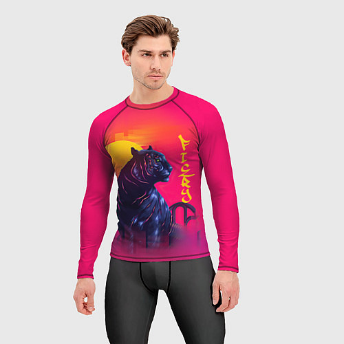 Мужской рашгард Sunset / 3D-принт – фото 3