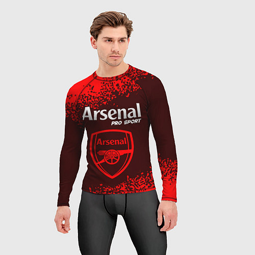 Мужской рашгард ARSENAL Pro Sport Спрей / 3D-принт – фото 3