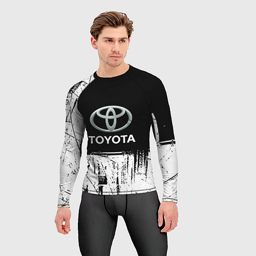 Мужской рашгард Toyota sport / 3D-принт – фото 3