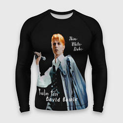 Рашгард мужской Thin White Duke David Bowie Isolar Tour, цвет: 3D-принт