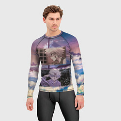 Рашгард мужской Киллуа Золдик Хантер х Хантер, цвет: 3D-принт — фото 2