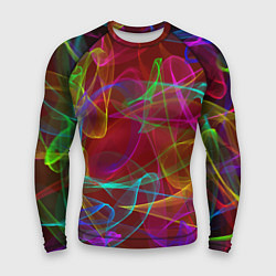 Рашгард мужской Color neon pattern Vanguard, цвет: 3D-принт