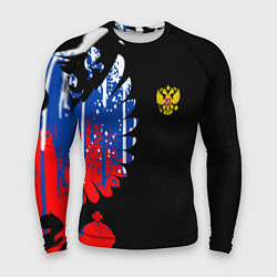 Рашгард мужской Герб russia, цвет: 3D-принт