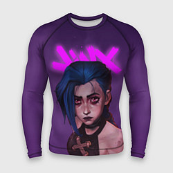 Рашгард мужской ARCANE League Of Legends JINX, цвет: 3D-принт