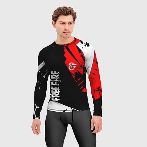Мужской рашгард FREE FIRE ФРИ ФАЕР / 3D-принт – фото 3