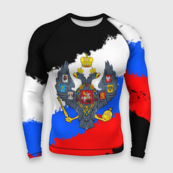 Рашгард мужской Россия - имперский герб, цвет: 3D-принт