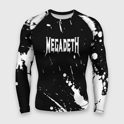 Рашгард мужской Megadeth, цвет: 3D-принт