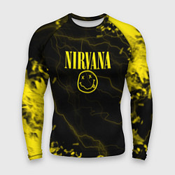 Рашгард мужской Nirvana молнии, цвет: 3D-принт