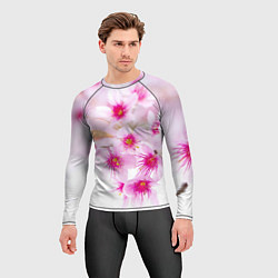 Рашгард мужской Цвет сакуры, цвет: 3D-принт — фото 2