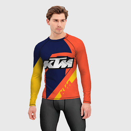 Мужской рашгард KTM VINTAGE SPORTWEAR / 3D-принт – фото 3