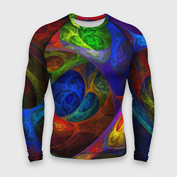 Рашгард мужской Абстрактная мультивселенная паттерн Abstraction, цвет: 3D-принт