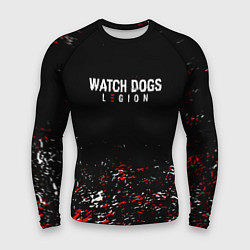 Рашгард мужской Watch Dogs 2 Брызги красок, цвет: 3D-принт