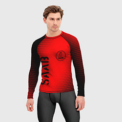 Рашгард мужской СААБ SAAB Карбон FS, цвет: 3D-принт — фото 2