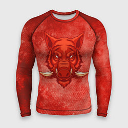 Рашгард мужской Красный кабан, цвет: 3D-принт