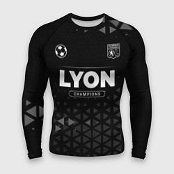 Рашгард мужской Lyon Champions Uniform, цвет: 3D-принт