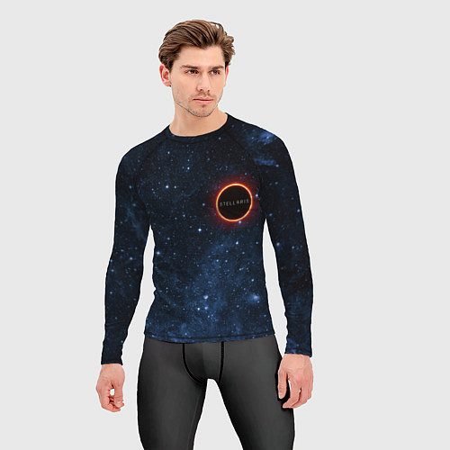 Мужской рашгард Stellaris Black Hole Logo / 3D-принт – фото 3