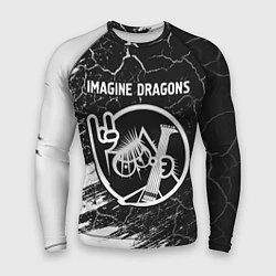 Рашгард мужской Imagine Dragons - КОТ - Краски, цвет: 3D-принт